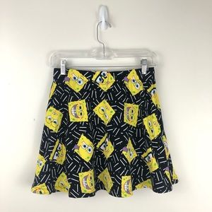 Nickelodeon Sponge Bob Squarepants Skater Mini Skirt